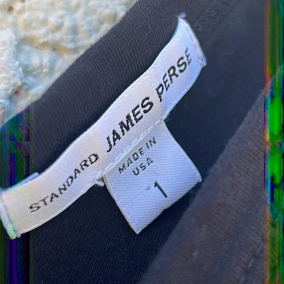 James Perse Standard Black Tank Ruched Dress Women's Size 1 - Picture 4 of 6